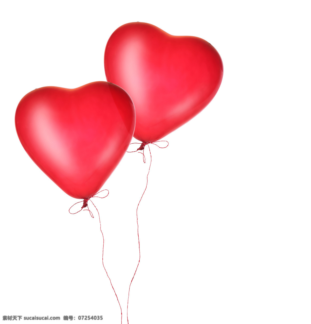 红色心形气球 心形 桃心气球 爱心气球 情人节素材 情人节背景 其他类别 生活百科 白色