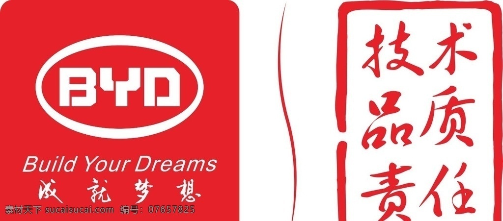 比亚 迪 成就 梦想 比亚迪 成就梦想 byd logo 技术 品质 责任 标志图标 企业 标志