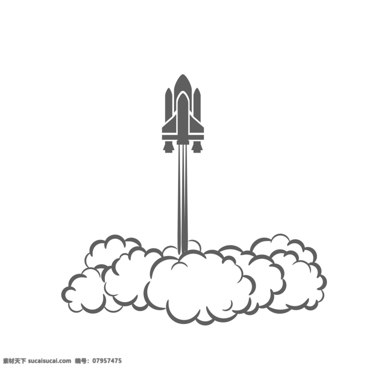 火箭发射 火箭 发射 云朵