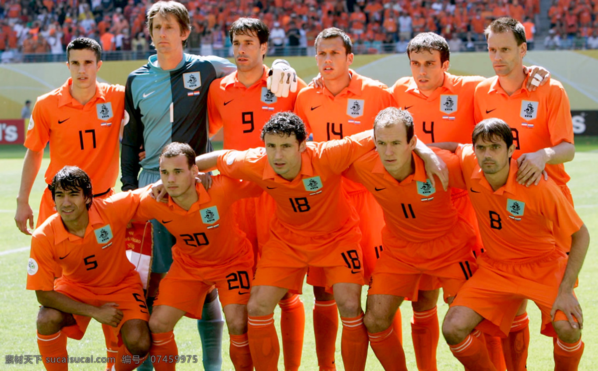 明星偶像 人物图库 荷兰 国家队 荷兰国家队 足球队 荷兰足球队 斯内德 范佩西 罗本 荷兰全家福 矢量图 日常生活