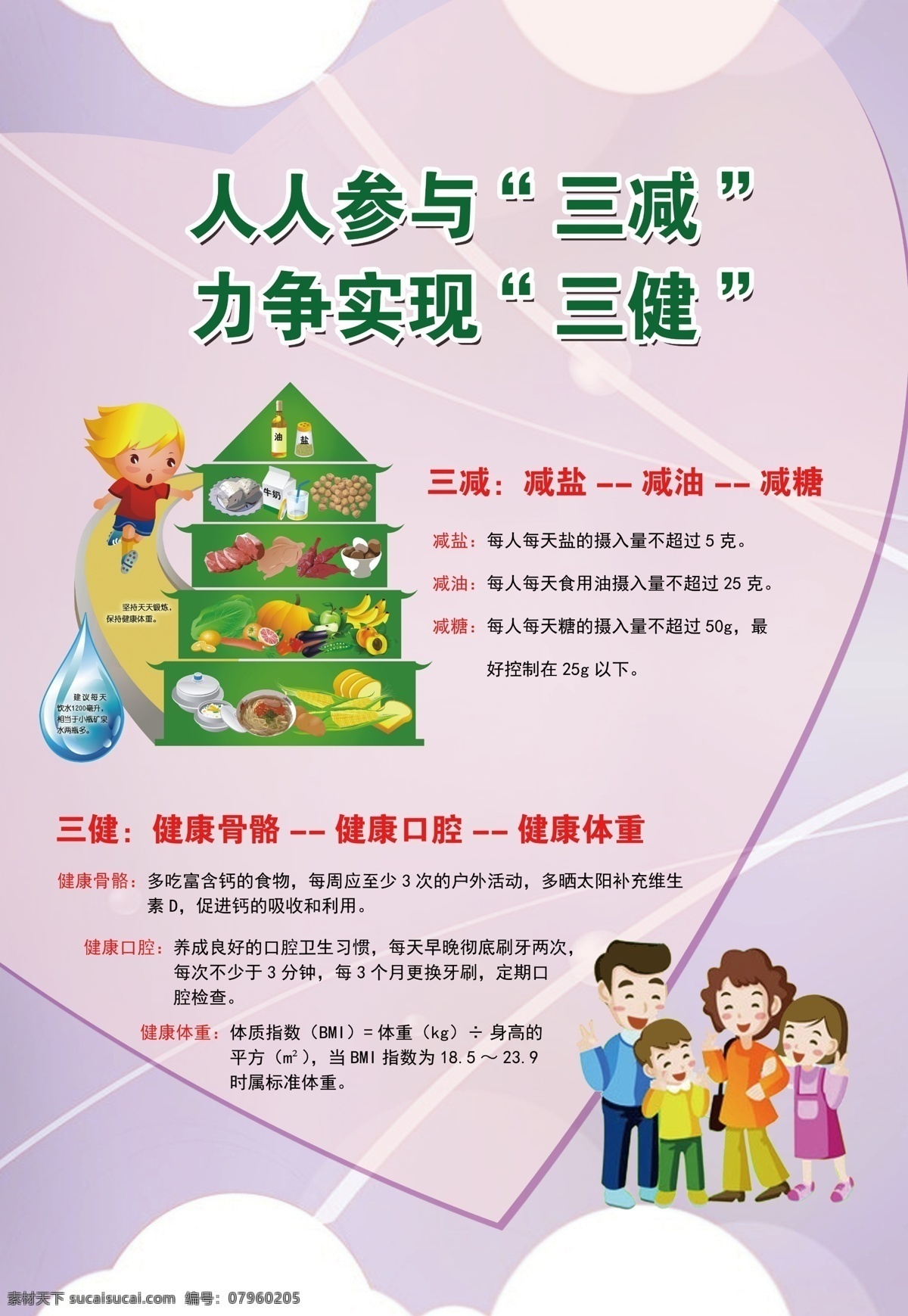 健康一条街 三减三健 膳食 膳食文化 健康 环境设计 其他设计