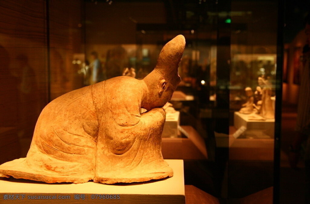 跪拜像 文物 首都博物馆 展览 考古 文化艺术