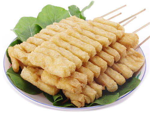 豆干串 豆干 烧烤 豆皮 青菜 碗 摄影图 高清图 餐饮美食 食物原料