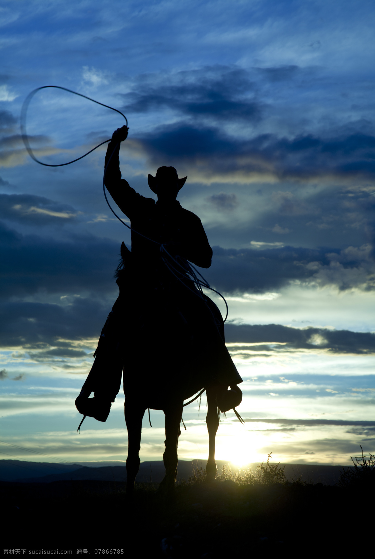 西部 牛仔 剪影 西部牛仔 骑马 鞭子 人物剪影 生活人物 人物图片