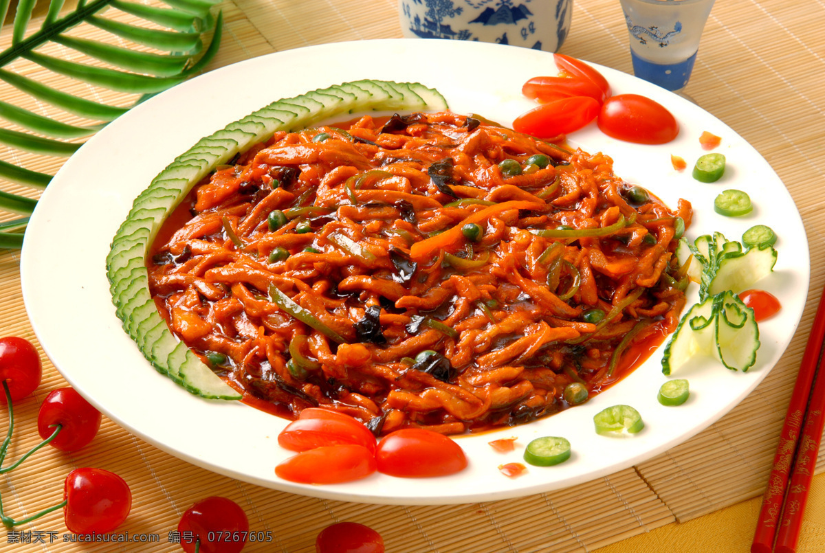 鱼香肉丝 美食 传统美食 餐饮美食 高清菜谱用图