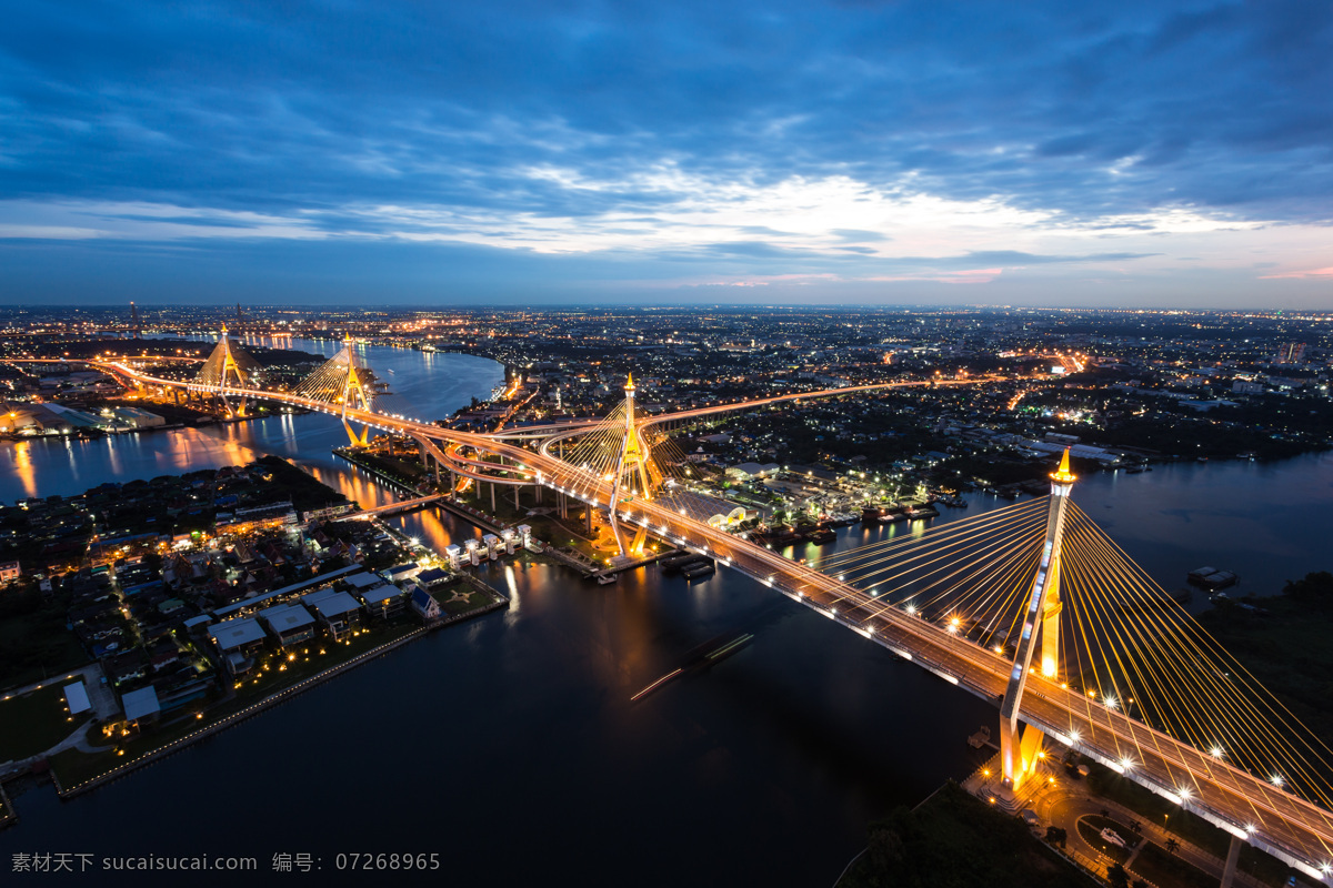 城市建筑 楼 蓝色科技 高楼 现代 城市 现代科技 夜景 桥 桥梁 梦想 建筑 企业