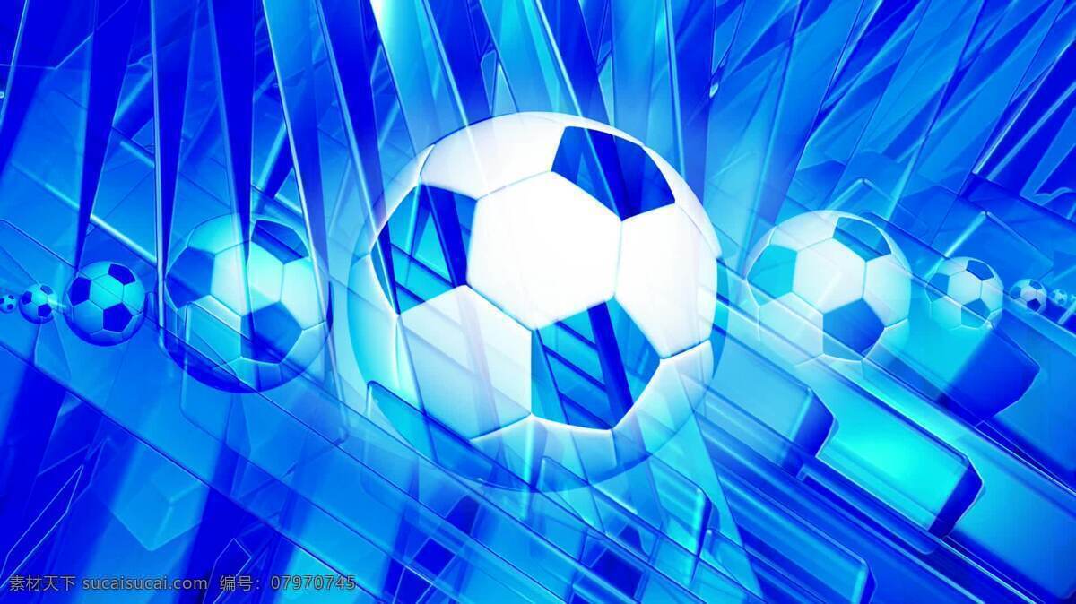 旋转球 视频免费下载 体育运动 足球 球 运动 avi 青色 天蓝色