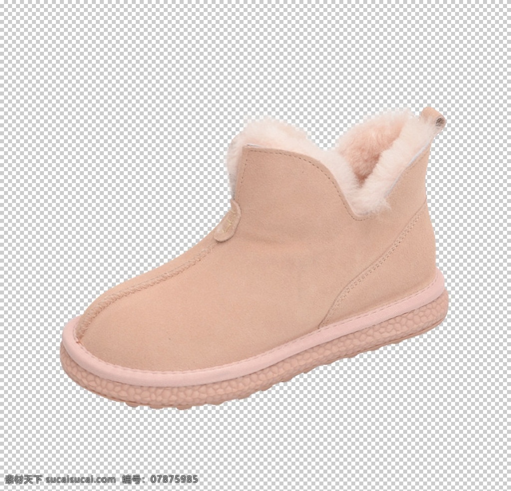 粉色靴子图片 雪地靴 鞋设计 鞋子 靴子 加绒 保暖 棉鞋 运动鞋