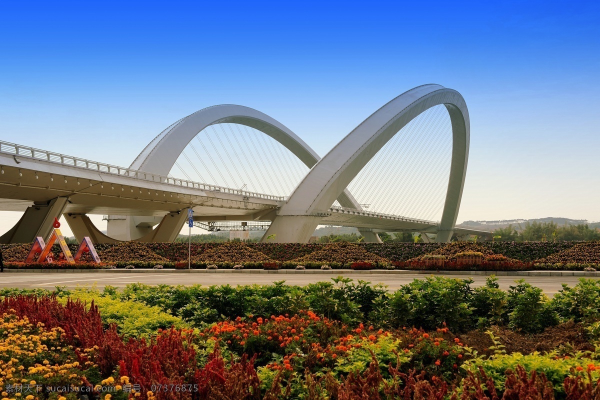 南宁大桥 广西 南宁 邕江 大桥 中铁二局 建筑 蝶桥 建筑景观 自然景观