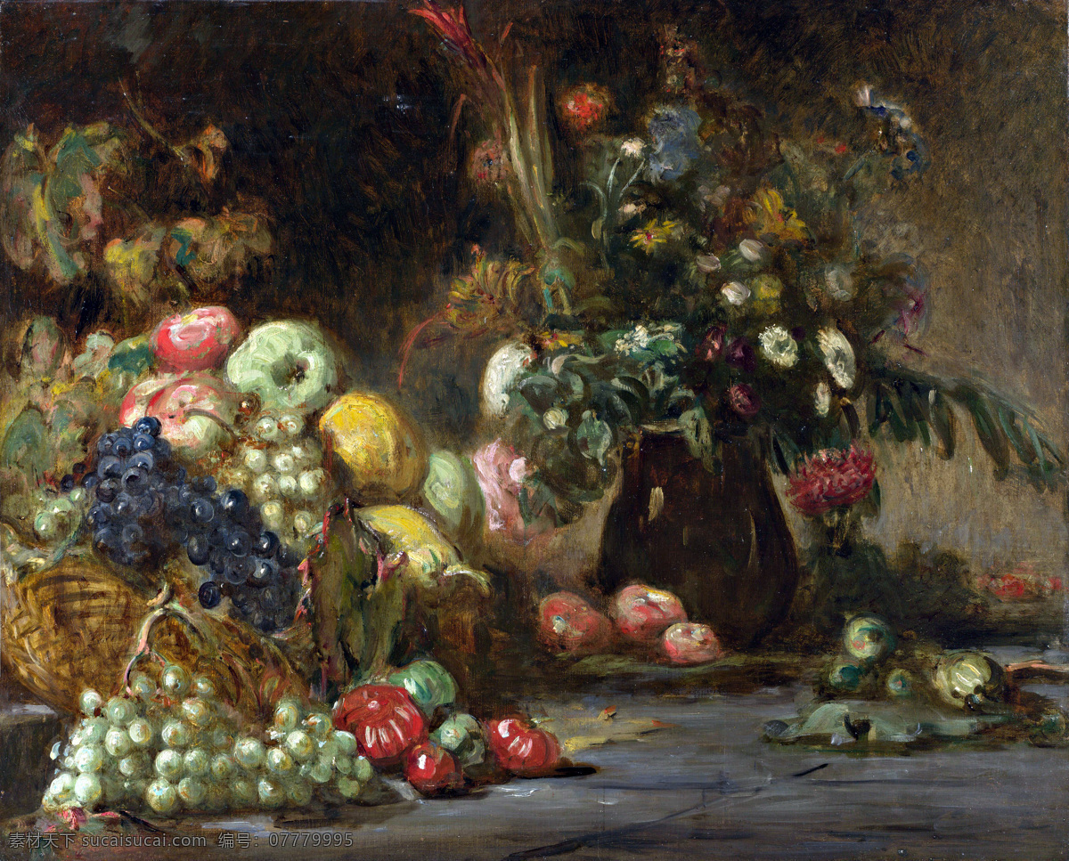 静物 水果 鲜花 高清油画 绘画书法 色彩 文化艺术 西方 油画 皮埃尔 安德里 厄 插画集