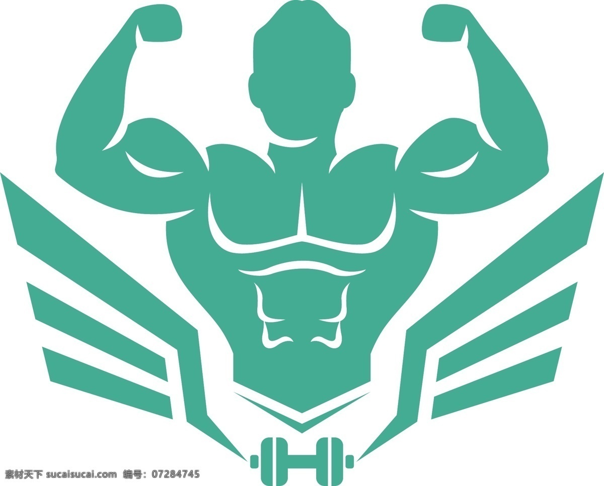 健身房 肌肉 标志设计 logo 健身logo 健身图标 肌肉logo 肌肉图标 健美logo logo设计
