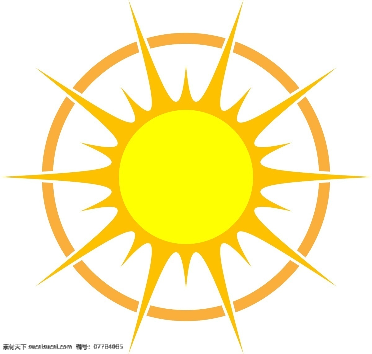 卡通 太阳 太阳素材 矢量太阳 阳光