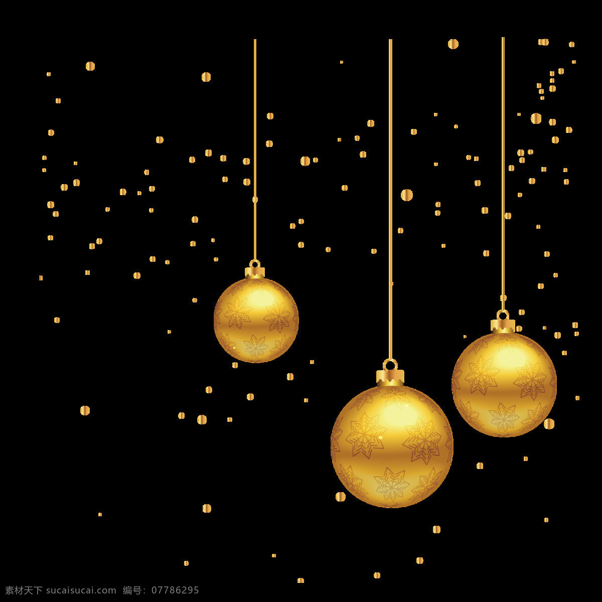 金色 圣诞 吊球 装饰 元素 christmas merry 抽象素材 卡通圣诞元素 设计素材 设计元素 圣诞彩球 圣诞吊球 圣诞装扮 圣诞装饰 新年快乐