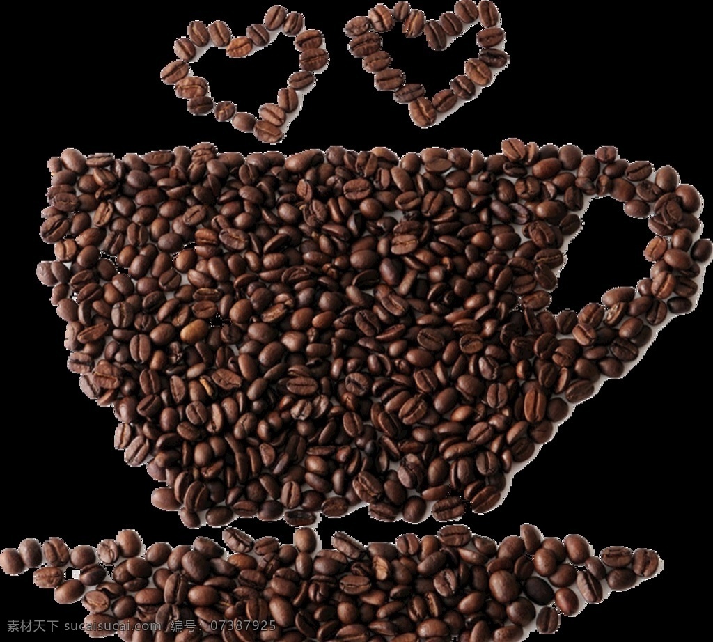 咖啡豆 免扣 咖啡杯形状 爱心 托盘 格式 生活百科 餐饮美食