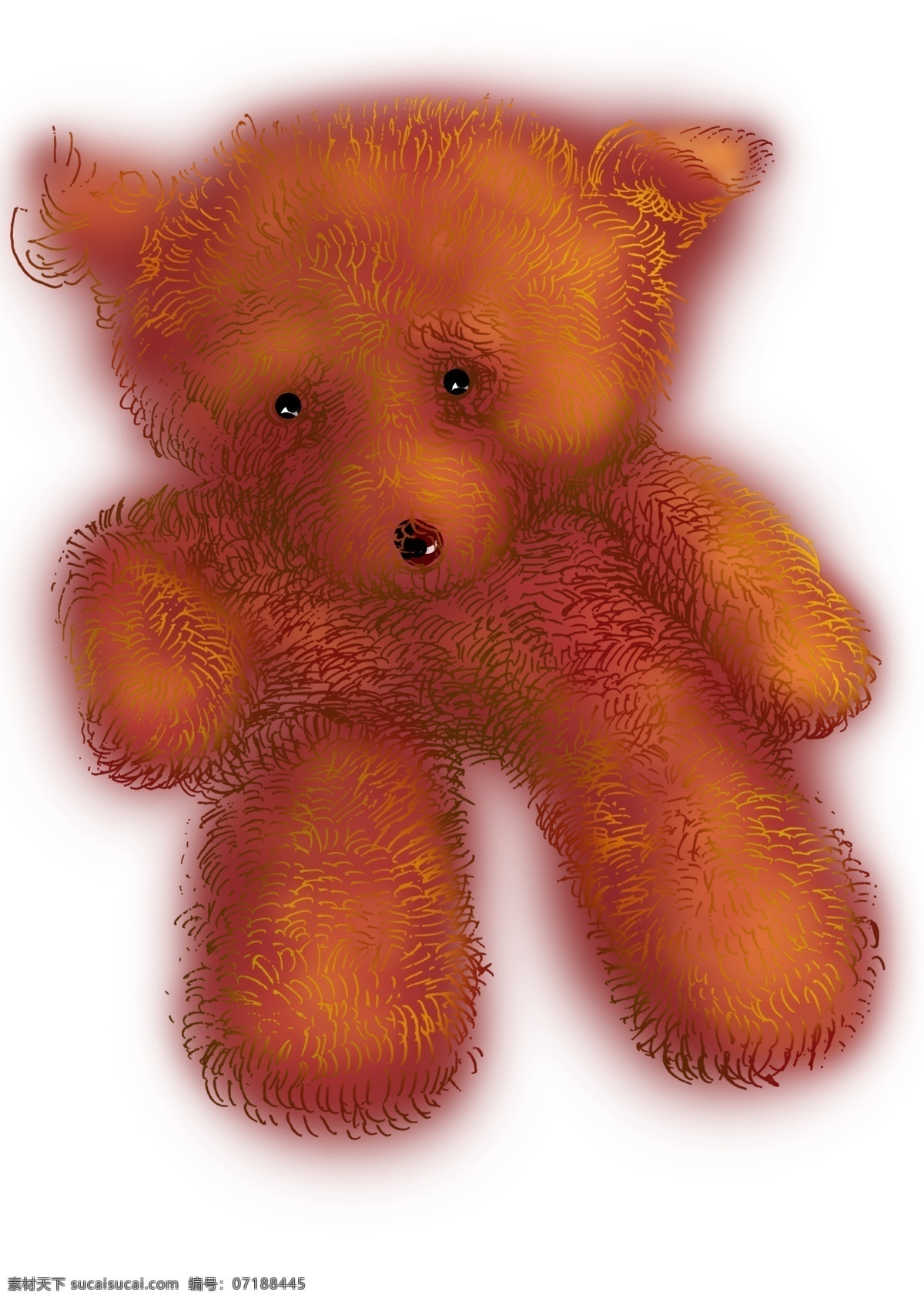 玩具 泰迪 熊 分层 毛绒玩具 泰迪熊 源文件 模板下载 玩具泰迪熊