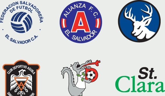 全球 足球 俱乐部 球队 标志 萨尔瓦多 世界杯 logo 足球标志 足球logo 俱乐部标志 盾 盾牌 标识标志图标 企业标志 企业logo 矢量图库 企业 矢量