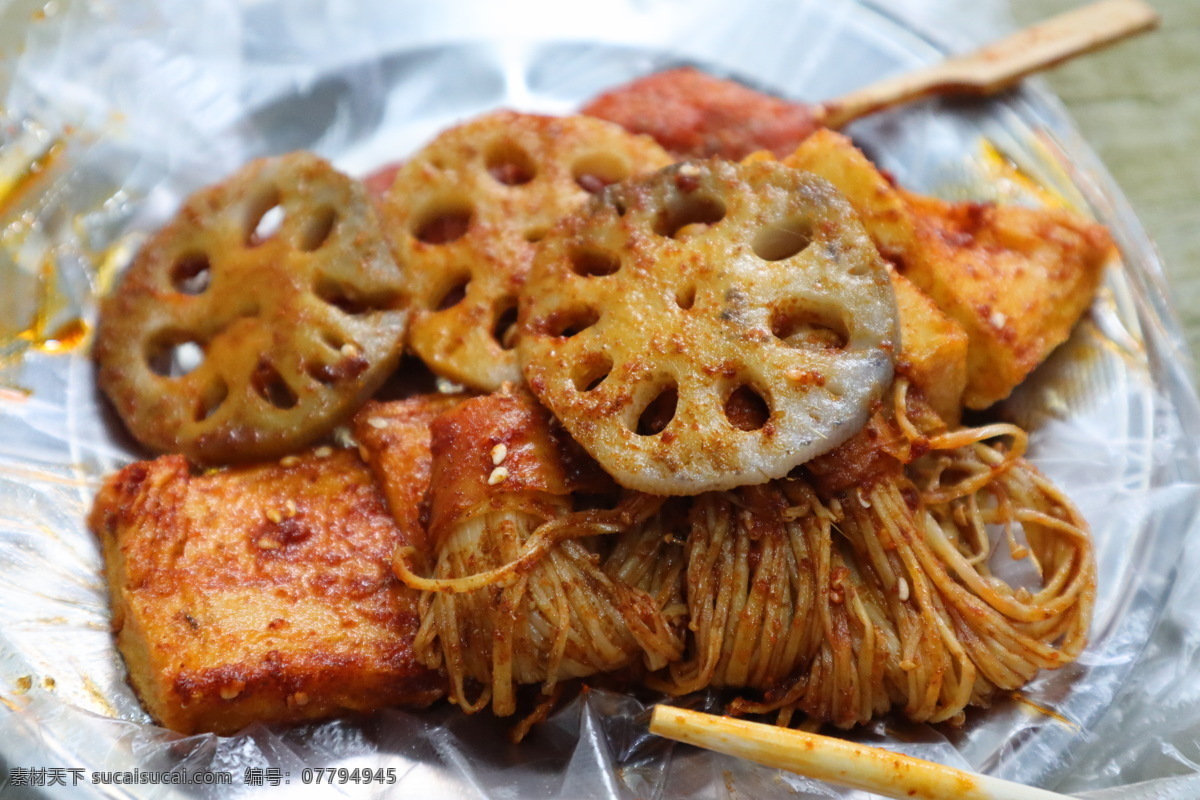 炸串 油炸图片 肉串 烤串 烤肉串 沙嗲鸡肉串 沙嗲烤鸡肉串 沙嗲烤肉串 餐饮美食 传统美食