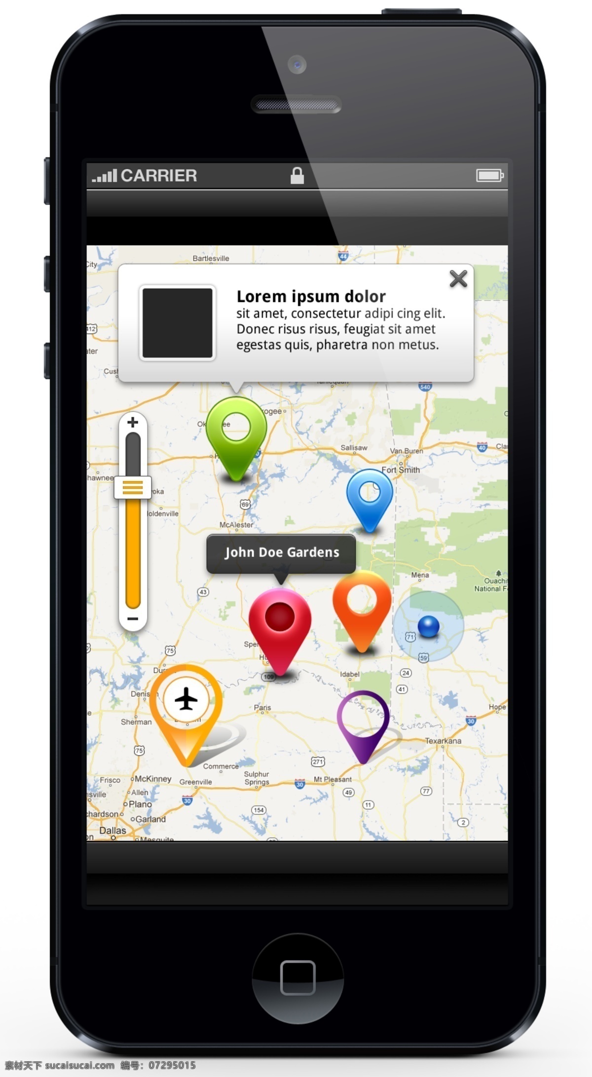 app gui iphone 其他模板 手机模版 手机软件 网页模板 源文件 手机 地形图 导航 模板下载 地形图标注