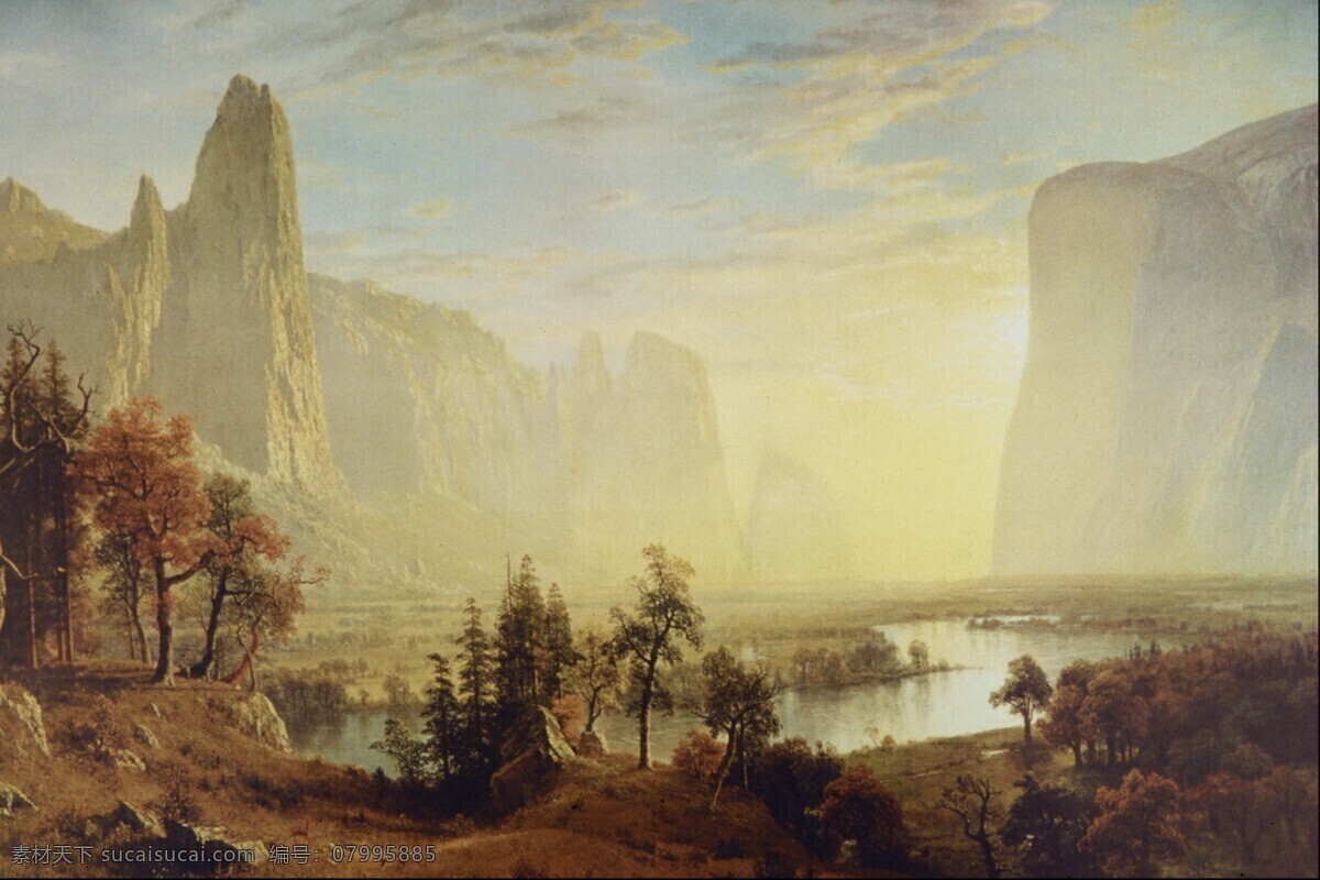 风景图片 风景 美术绘画 人物 摄影图库 位图 文化艺术 油画 高精油画 家居装饰素材