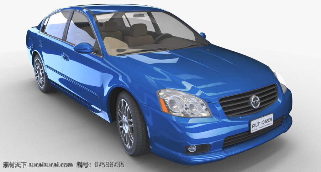 日产 altima 实用 日本车 模型