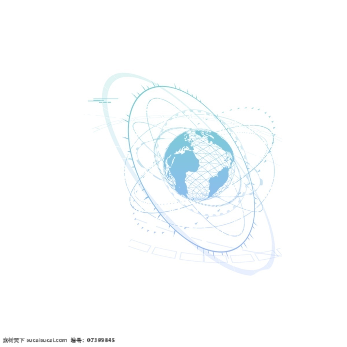 简约 立体 蓝色 地球 卡通手绘 装饰 商务 创新 几何图形 圆圈 高科技 创意 抽象 不规则图形