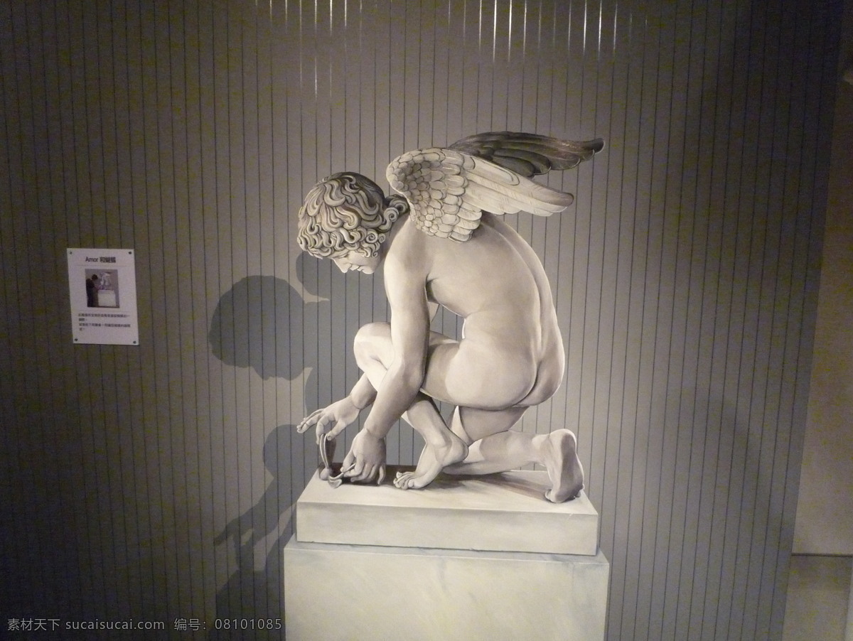 天使 雕像 3d 墙 翅膀 奇幻 不 思议 画展 立体图画 壁画 柱 美术绘画 文化艺术