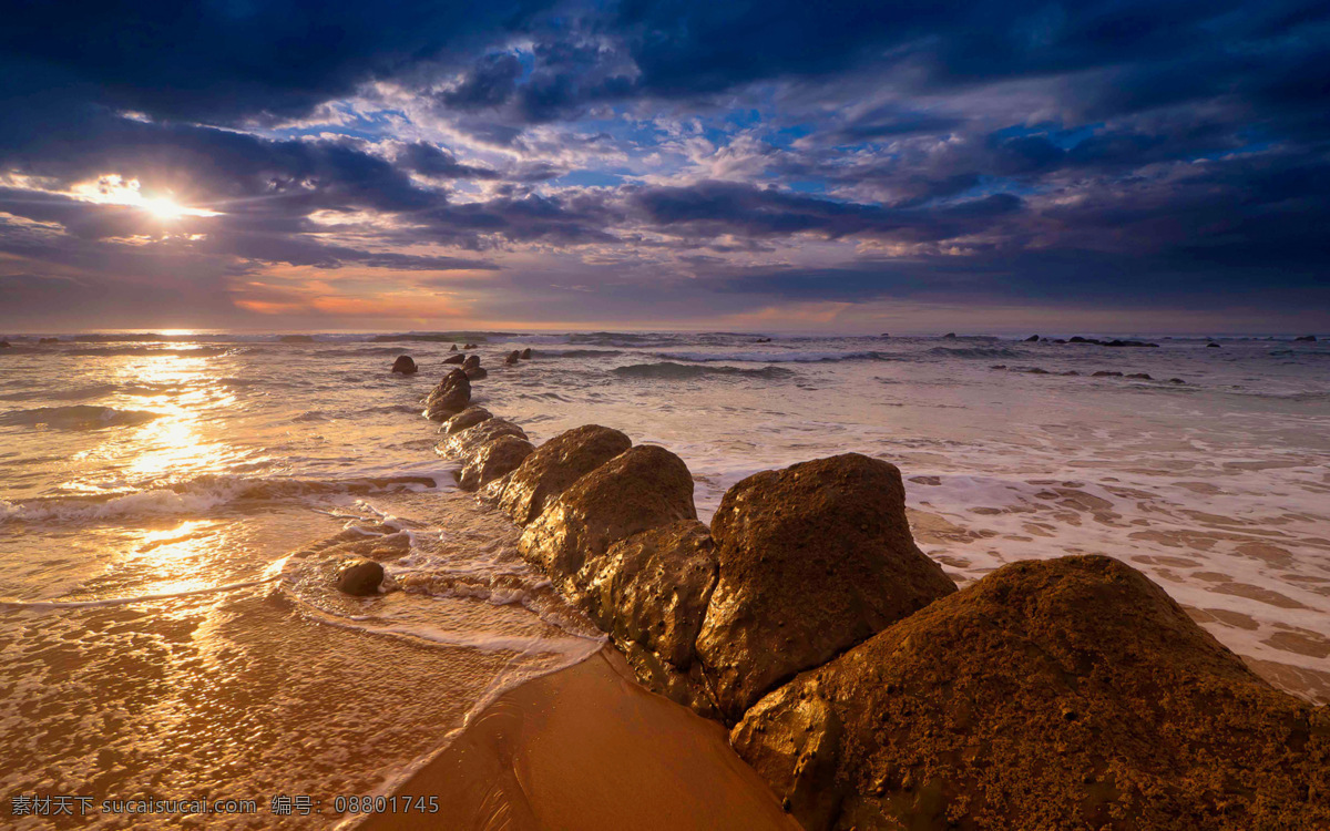 大海 大自然 海水 海滩 海洋 蓝天 美景 滩 夕阳 天空 自然 自然风景 自然景观 psd源文件