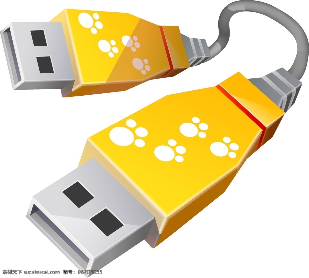 迷你 小型 usb 接口 矢量图 透明元素 ai元素 免抠元素