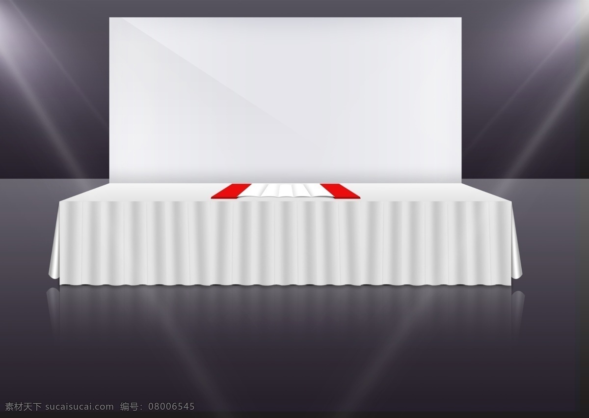 白色布幔长桌 白色桌子 布幔 长桌 签到本 背景板 其他设计 环境设计 源文件