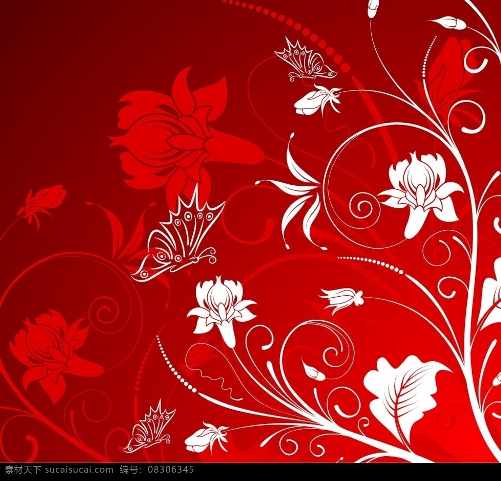 精美矢量花纹 花纹 底色 蝴蝶 底纹边框 花纹花边 矢量图库