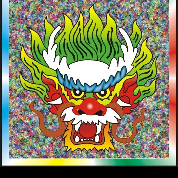 龙头 底色 其他矢量 矢量素材 矢量图库