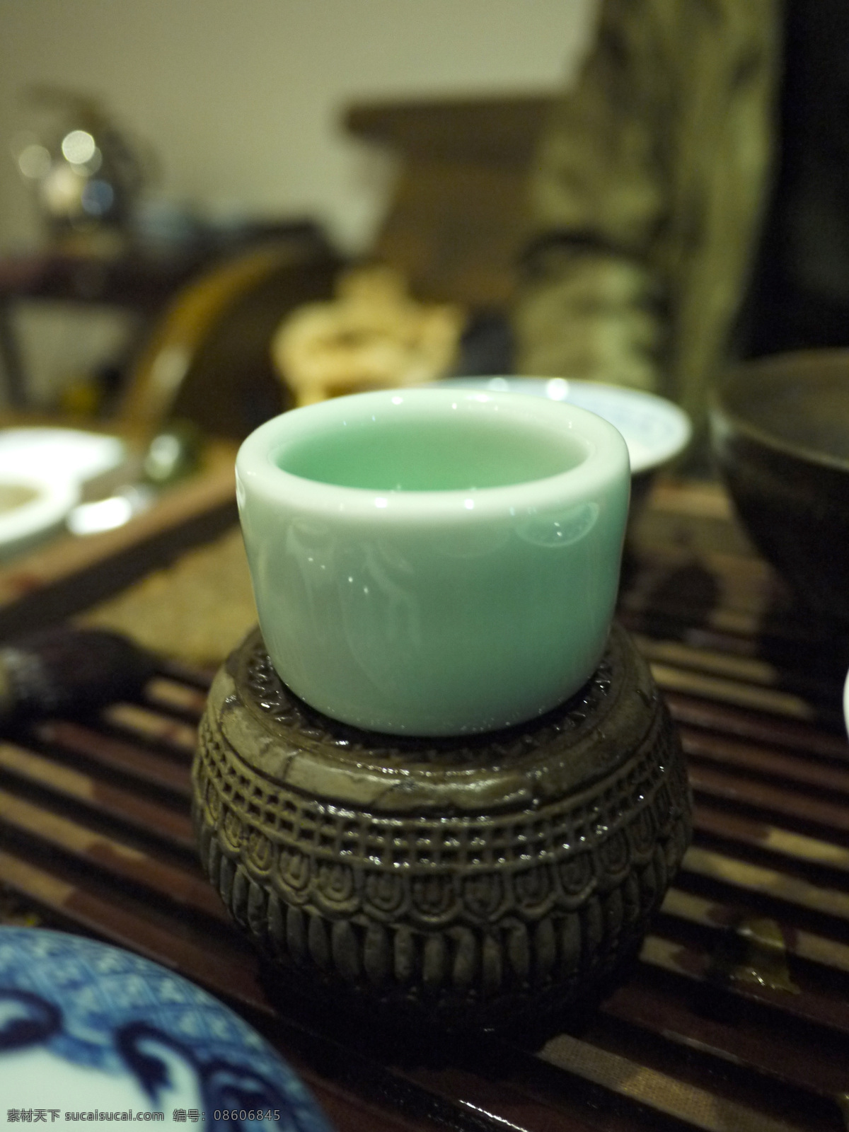 品茗杯 质地似玉 夜光杯 茶杯 传统文化 文化艺术