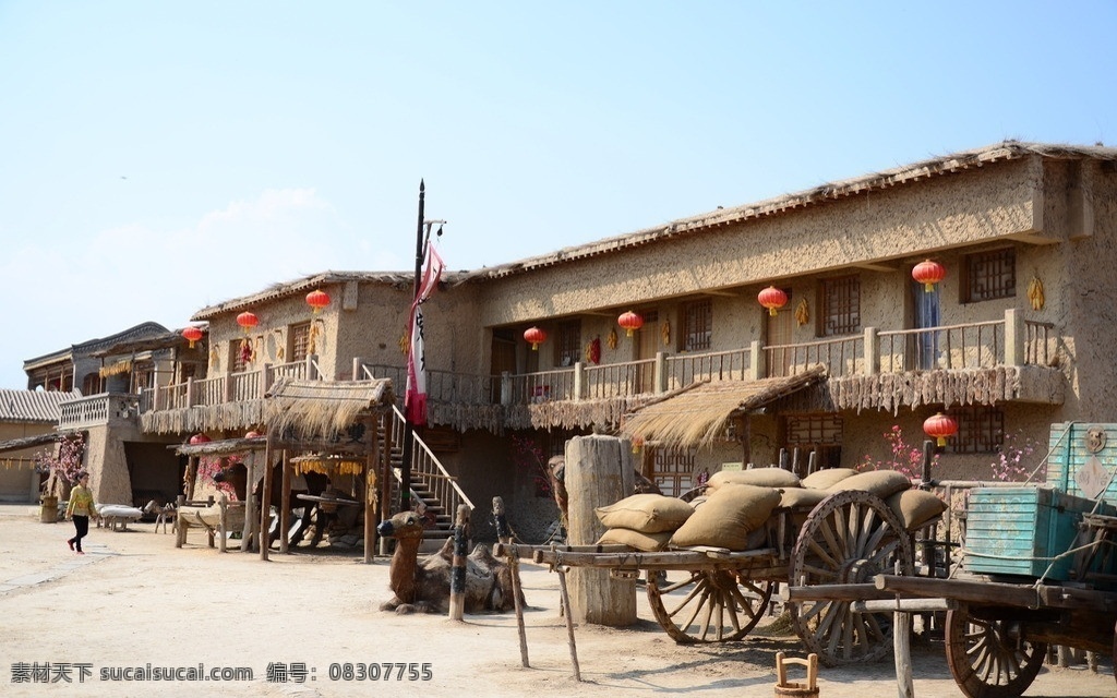 清代边塞建筑 宁夏 宁夏文化 清城 龙门客栈 拍摄基地 明城 人文景观 旅游摄影