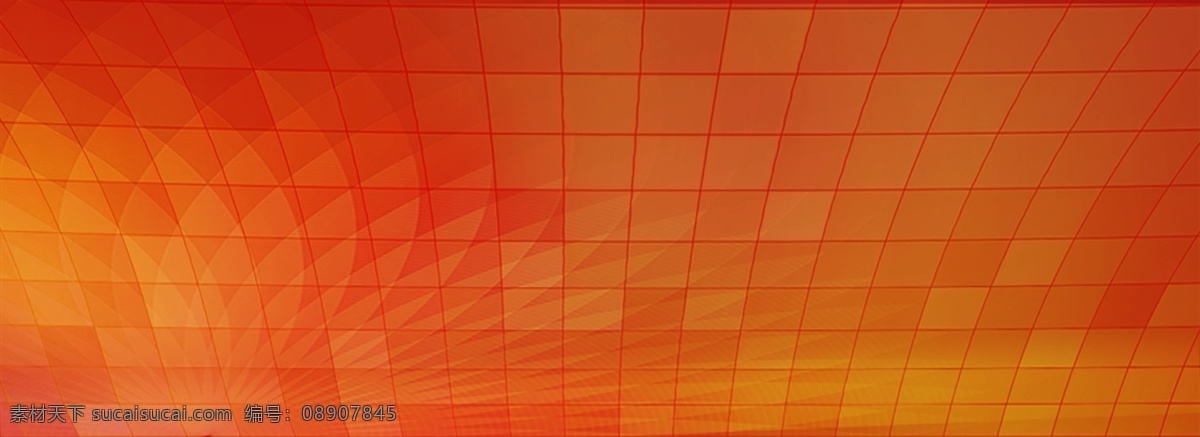 橙色 渐变 banner 背景 网格 背景素材 背景模板