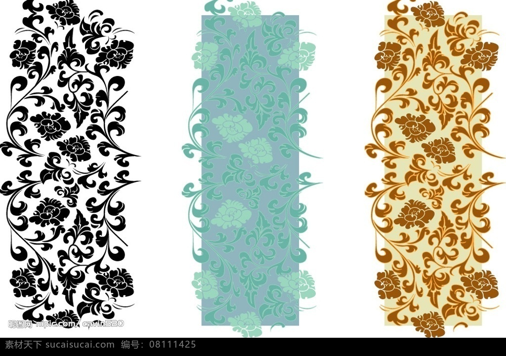 古纹图 古纹 底纹边框 花纹花边 美图 矢量图库