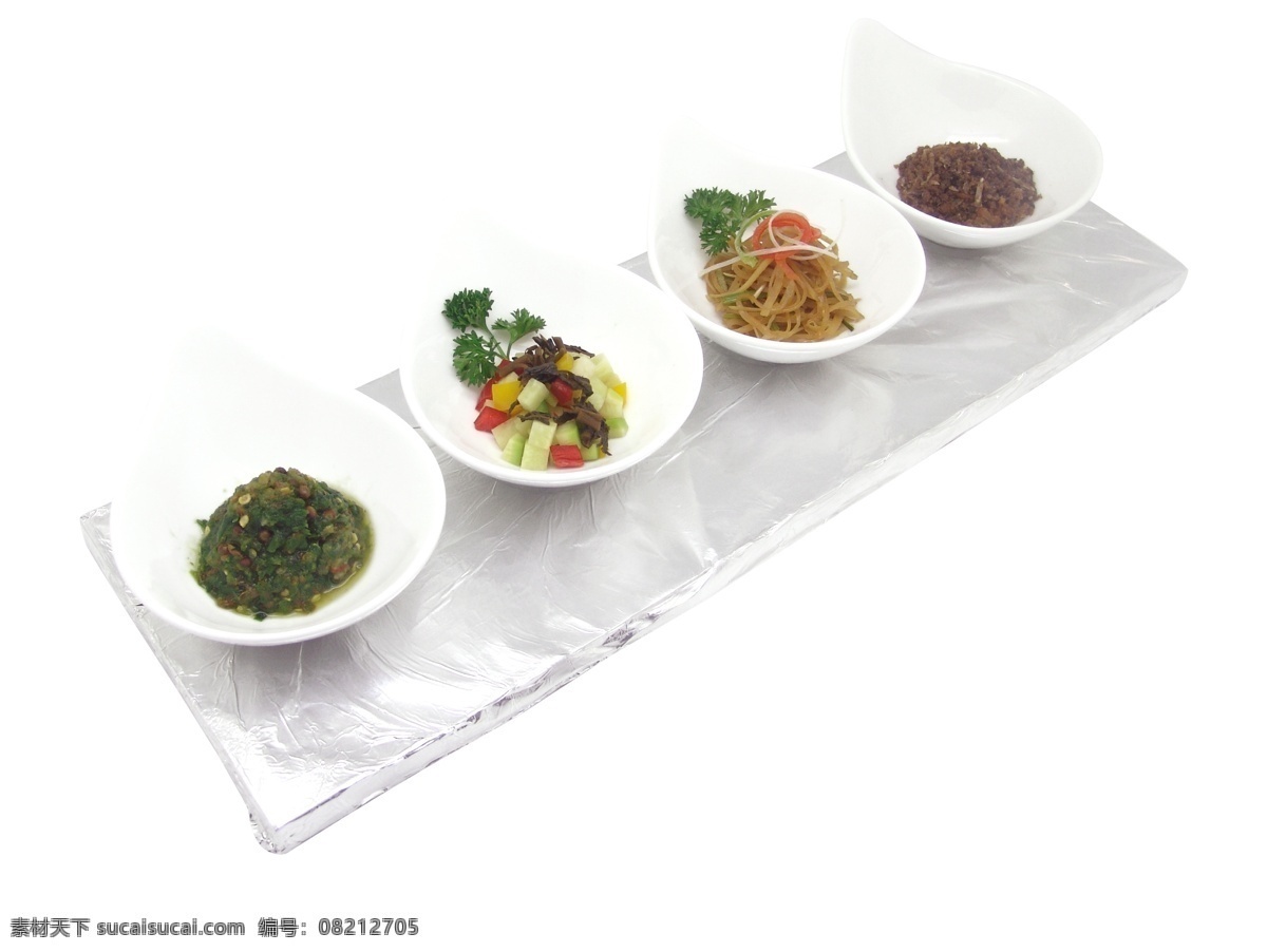 咸菜 风味咸菜 小菜 开胃小菜 小碟 开胃小碟 辣椒 蒜泥 酱 分层 源文件