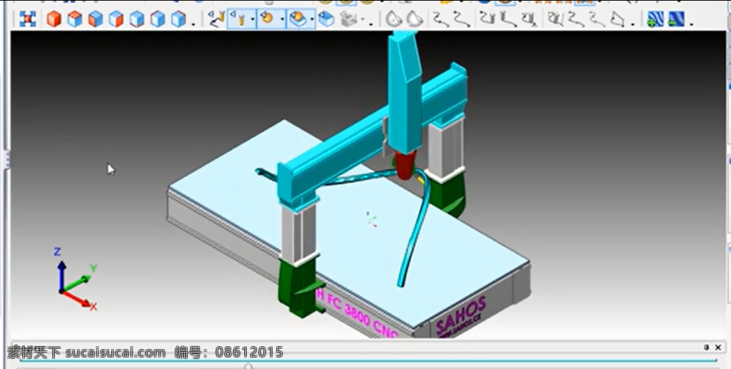 solidcam 机械 模拟 后 处理 马赫 fc 3d模型素材 电器模型