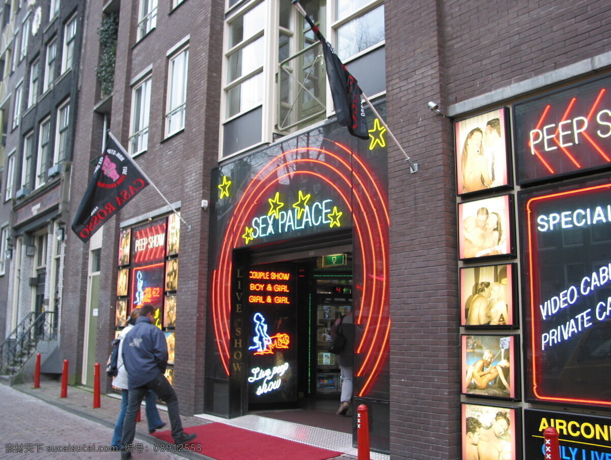 橱窗 国外旅游 荷兰 旅游摄影 阿姆斯特丹 红灯区 家居装饰素材 展示设计