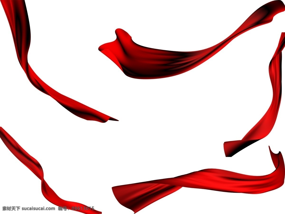 红色丝带 丝带 小标题 彩带 标题 框 矢量丝带素材 丝带飘带 缠绕 分层