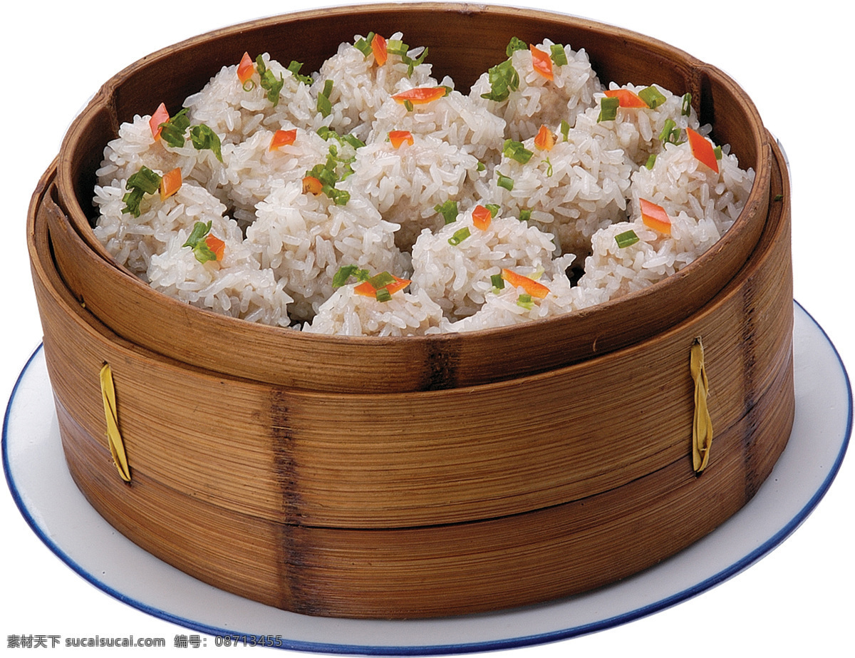 餐饮美食 传统美食 高清图片 美食 美味 米 糯米 珍珠 丸子 珍珠丸子 蒸笼 葱花 红椒 食物 主食 图片大全 矢量图 日常生活