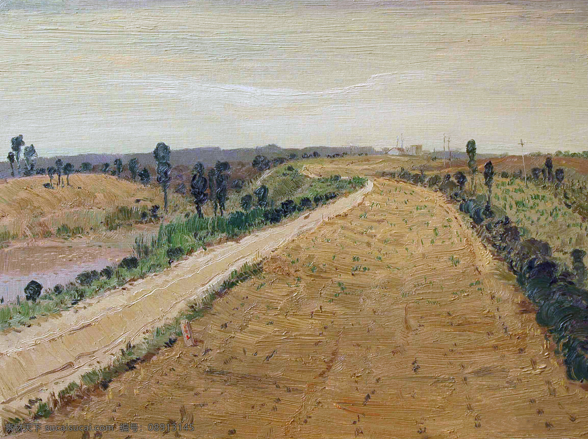 风景 绘画书法 美术 土地 文化艺术 小路 油画 故乡 小道 设计素材 模板下载 故乡小道 乡土 洼地 植物 油画艺术 油画作品51 家居装饰素材