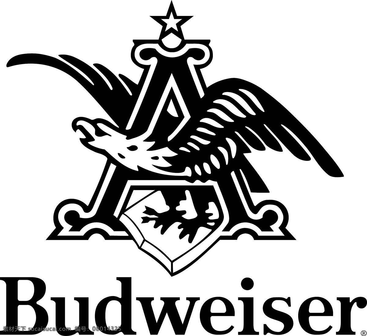百威啤酒 logo2 其他载体 矢量图 其他矢量图