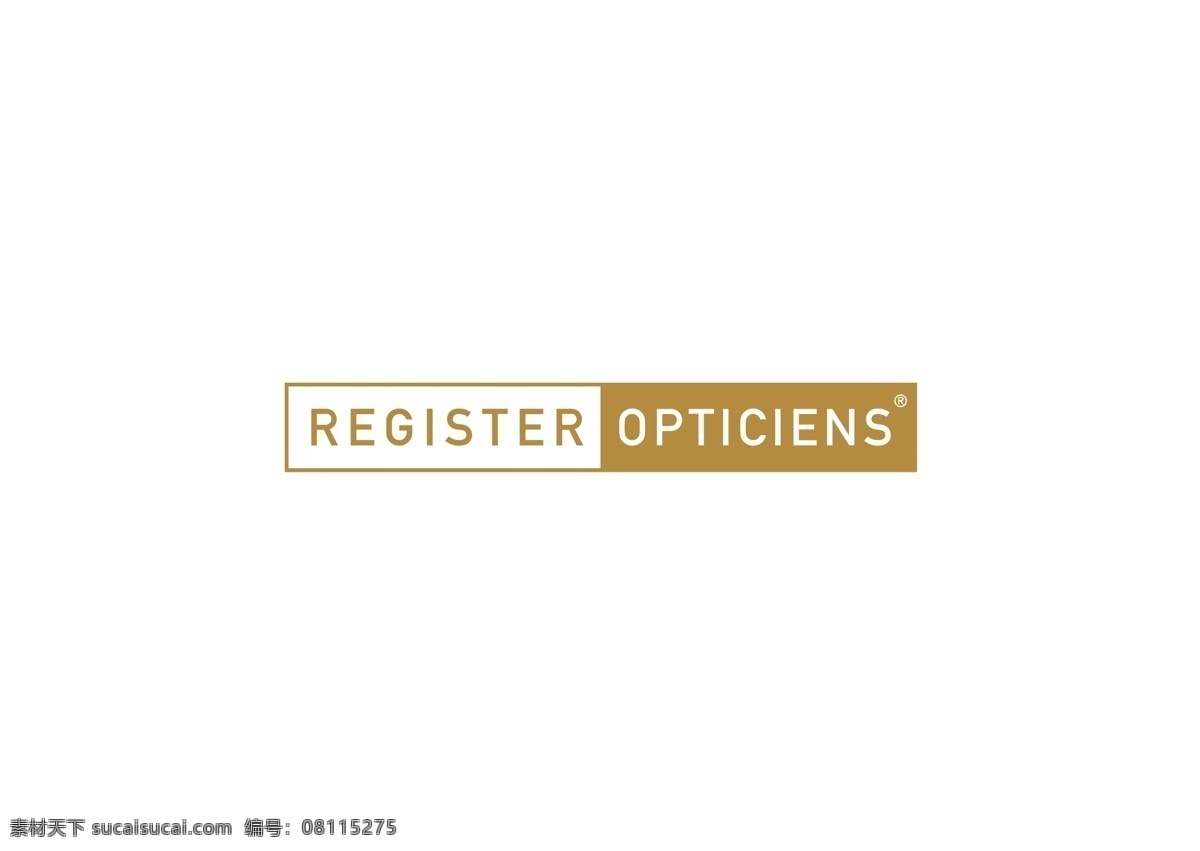 registeropticiens logo 设计欣赏 保健 组织 标志 标志设计 欣赏 矢量下载 网页矢量 商业矢量 logo大全 红色