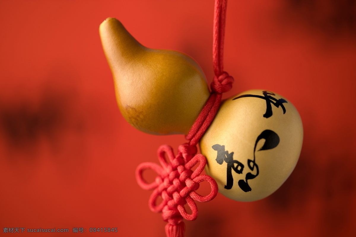 如意葫芦 吉祥如意 葫芦 中国风 中国结 喜庆红色 传统文化 文化艺术