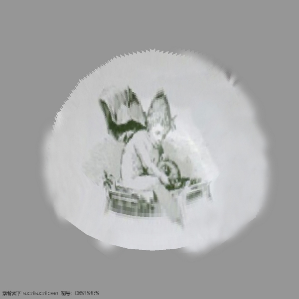东南亚 餐厅 效果图 3d 渲染 餐桌椅 壁画 绿植 吊灯 阁楼 富丽堂皇 别墅 家装模型