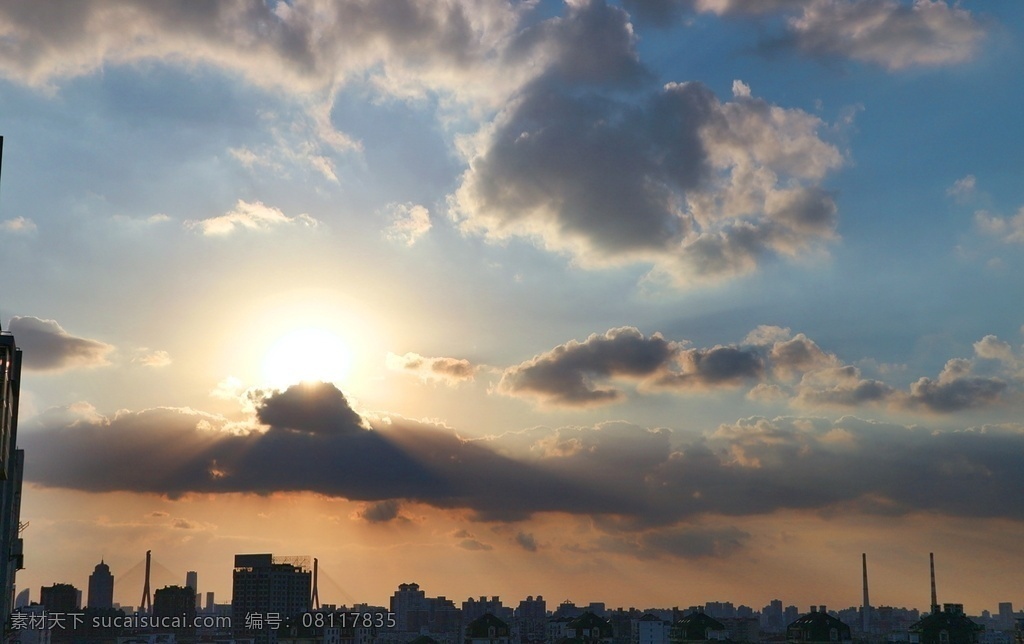 天空图片 天空 蓝天 云朵 丁达尔效应 丁铎尔现象 丁泽尔效应 廷得耳效应 光束 唯美天空 阳光 阳光照射 阳光散落 天空白云 自然景观 自然风景