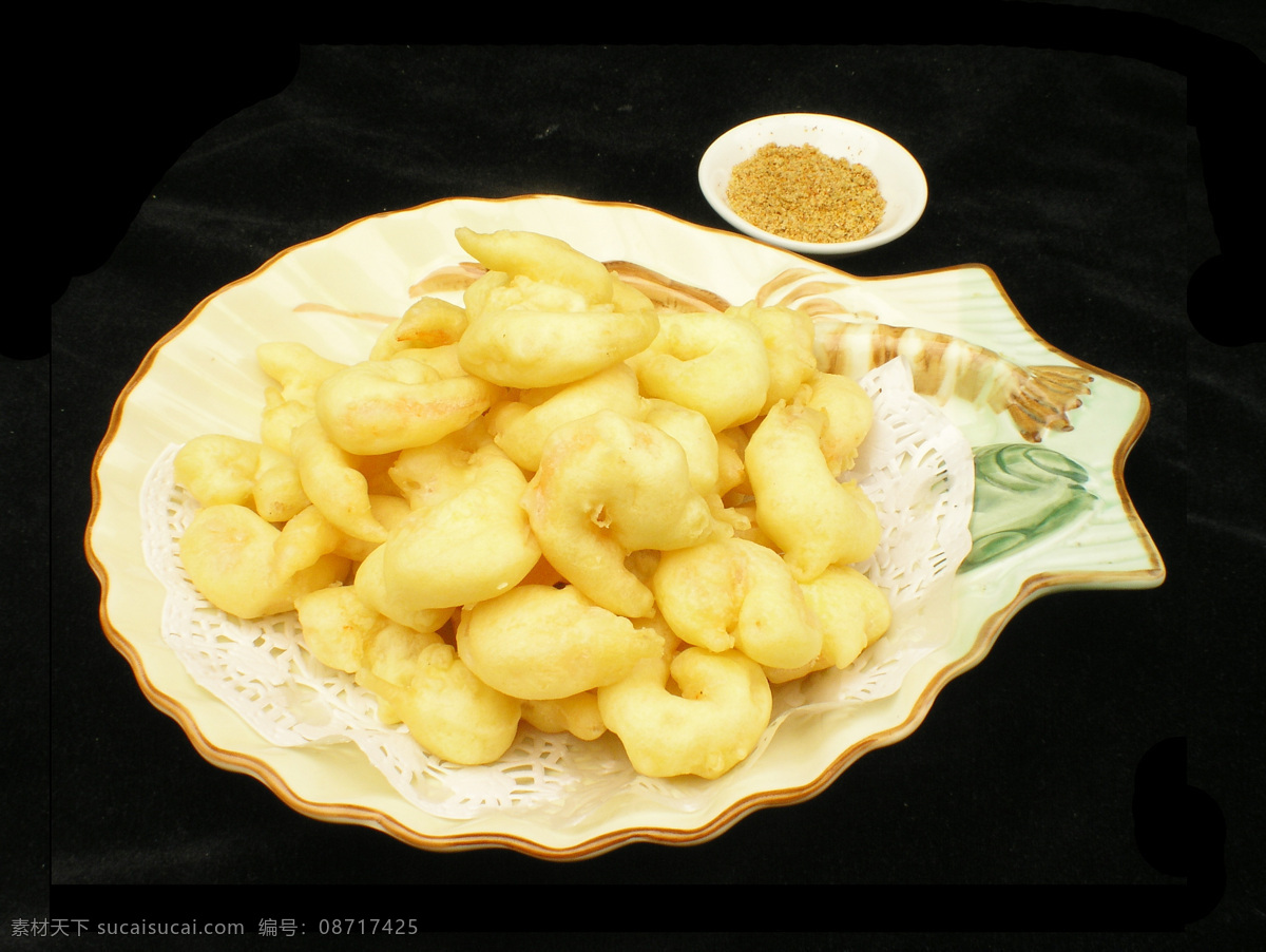 软炸虾仁 虾仁 油炸 家常菜 农家菜 中华美食 美味 熟菜 装饰 盘子 餐饮美食 传统美食 摄影图库
