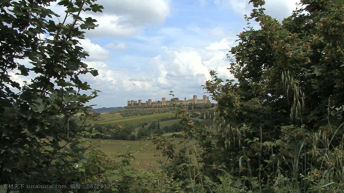 股票 录像 托斯卡纳 monteriggiano 变焦 城市 放大 灌木丛 景观 绿色 视频免费下载 天空 意大利 阴天 monteriggerioni 冲床 从远处的墙 砖 石 炮塔 场域 其他视频