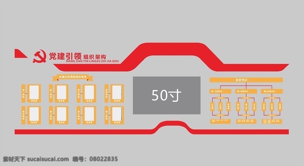 组织架构图 党建 文化墙 党建文化墙 架构图 组织架构 社区党建
