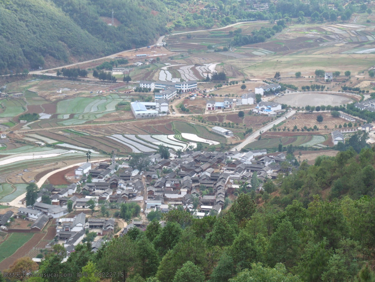 鸡足山 鸟瞰图 psd源文件